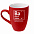 Кружка «Бабон» с покрытием софт-тач, ярко-красная с логотипом в Астрахани заказать по выгодной цене в кибермаркете AvroraStore