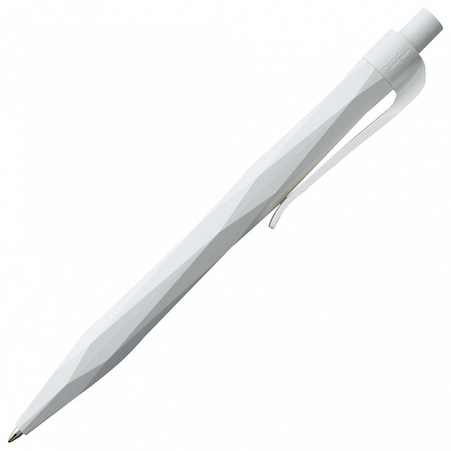 Ручка шариковая Prodir QS20 PMP-P, белая с логотипом в Астрахани заказать по выгодной цене в кибермаркете AvroraStore
