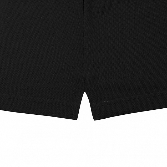 Рубашка поло Heavymill черная с логотипом в Астрахани заказать по выгодной цене в кибермаркете AvroraStore