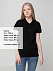 Рубашка поло женская Virma Lady, черная с логотипом в Астрахани заказать по выгодной цене в кибермаркете AvroraStore