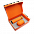 Набор Hot Box C (софт-тач) G, оранжевый с логотипом в Астрахани заказать по выгодной цене в кибермаркете AvroraStore