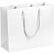 Пакет бумажный Porta S, белый с логотипом в Астрахани заказать по выгодной цене в кибермаркете AvroraStore