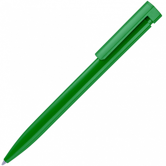 Ручка шариковая Liberty Polished, зеленая с логотипом в Астрахани заказать по выгодной цене в кибермаркете AvroraStore