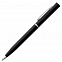 Ручка шариковая Euro Chrome, черная с логотипом в Астрахани заказать по выгодной цене в кибермаркете AvroraStore