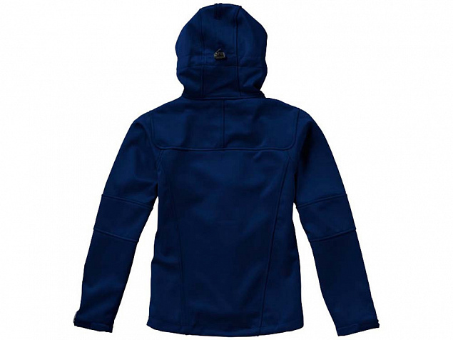 Куртка софтшел Match женская, темно-синий/серый с логотипом в Астрахани заказать по выгодной цене в кибермаркете AvroraStore