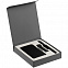 Коробка Latern для аккумулятора 5000 мАч, флешки и ручки, серая с логотипом в Астрахани заказать по выгодной цене в кибермаркете AvroraStore