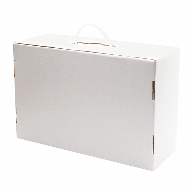 Подарочная коробка из МГК (с ручкой) 35,5*23,4*12,5 см с логотипом в Астрахани заказать по выгодной цене в кибермаркете AvroraStore