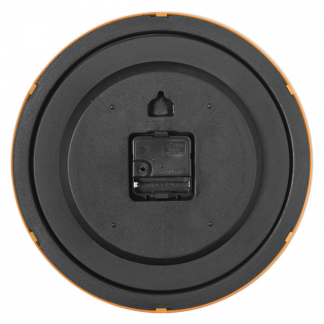Часы настенные "ПРОМО" разборные ; оранжевый,  D28,5 см; пластик с логотипом в Астрахани заказать по выгодной цене в кибермаркете AvroraStore