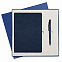 Подарочный набор Portobello/Sky синий-3 (Ежедневник недат А5, Ручка) беж. ложемент с логотипом в Астрахани заказать по выгодной цене в кибермаркете AvroraStore