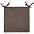Сидушка Settle In, коричневая с логотипом в Астрахани заказать по выгодной цене в кибермаркете AvroraStore