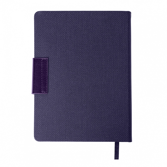 Ежедневник недатированный Mod, А5, фиолетовый, кремовый блок с логотипом в Астрахани заказать по выгодной цене в кибермаркете AvroraStore