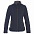 Куртка софтшелл женская TRIAL LADY, темно-синяя с логотипом в Астрахани заказать по выгодной цене в кибермаркете AvroraStore
