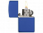 Зажигалка ZIPPO Classic с покрытием Royal Blue Matte с логотипом в Астрахани заказать по выгодной цене в кибермаркете AvroraStore