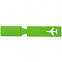 Багажная бирка Devon, зеленая с логотипом в Астрахани заказать по выгодной цене в кибермаркете AvroraStore