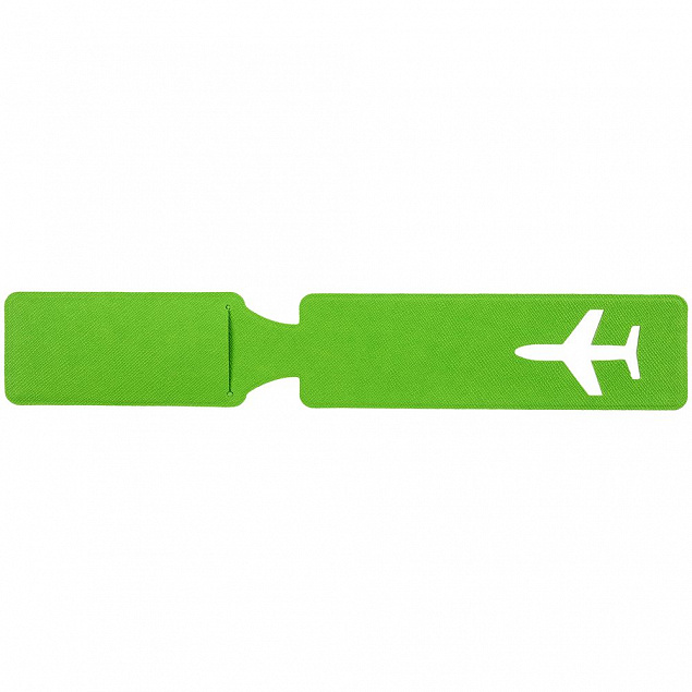 Багажная бирка Devon, зеленая с логотипом в Астрахани заказать по выгодной цене в кибермаркете AvroraStore