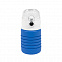 Бутылка для воды складная с карабином SPRING; синяя, 550/250 мл, силикон с логотипом в Астрахани заказать по выгодной цене в кибермаркете AvroraStore