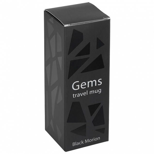 Термостакан Gems Black Morion, черный морион с логотипом в Астрахани заказать по выгодной цене в кибермаркете AvroraStore
