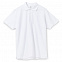 Рубашка поло мужская SPRING 210, белая с логотипом в Астрахани заказать по выгодной цене в кибермаркете AvroraStore