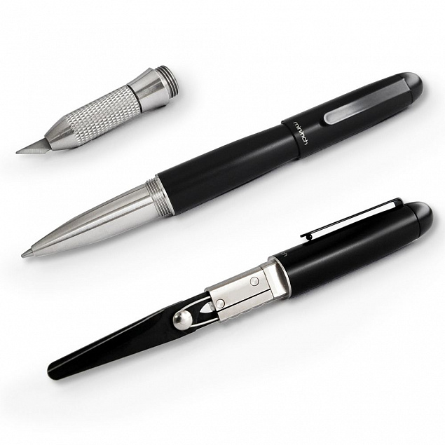 Мультитул Xcissor Pen Full Set, черный с логотипом в Астрахани заказать по выгодной цене в кибермаркете AvroraStore