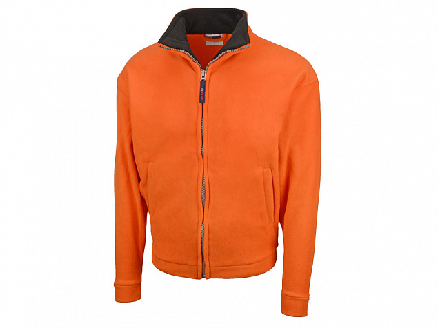 Куртка флисовая Nashville мужская, оранжевый/черный с логотипом в Астрахани заказать по выгодной цене в кибермаркете AvroraStore
