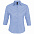 Рубашка женская с рукавом 3/4 EFFECT 140, голубая с логотипом в Астрахани заказать по выгодной цене в кибермаркете AvroraStore