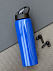 Спортивная бутылка Moist, синяя с логотипом в Астрахани заказать по выгодной цене в кибермаркете AvroraStore