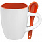 Набор для кофе Pairy, оранжевый с логотипом в Астрахани заказать по выгодной цене в кибермаркете AvroraStore