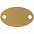 Шильдик металлический Alfa Oval, золотистый с логотипом в Астрахани заказать по выгодной цене в кибермаркете AvroraStore