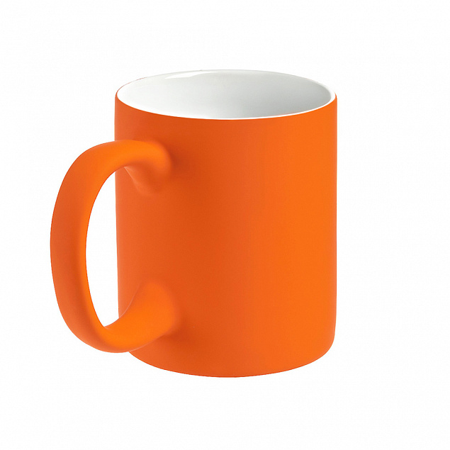 Кружка Bonn Soft - Оранжевый OO с логотипом в Астрахани заказать по выгодной цене в кибермаркете AvroraStore