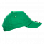 Бейсболка детская 10JU Зелёный с логотипом в Астрахани заказать по выгодной цене в кибермаркете AvroraStore