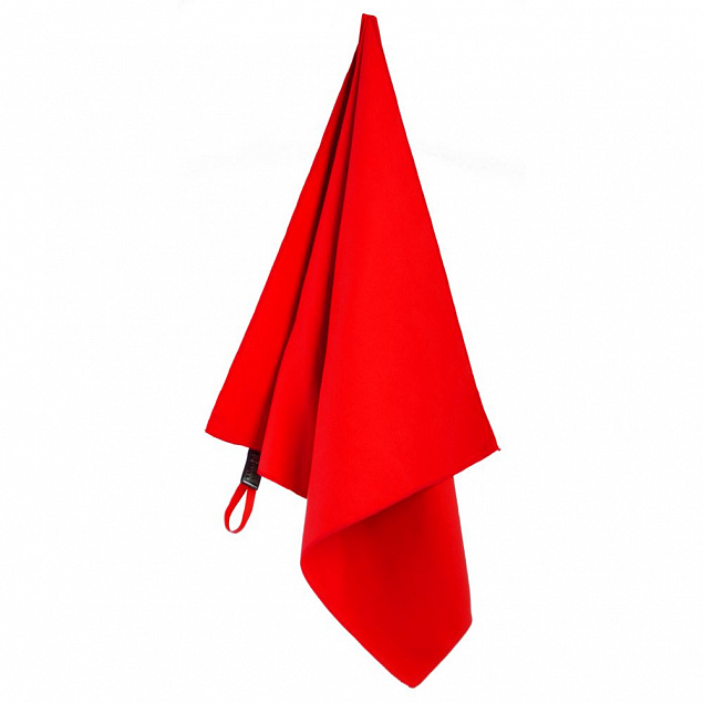 Спортивное полотенце Atoll Medium, красное с логотипом в Астрахани заказать по выгодной цене в кибермаркете AvroraStore