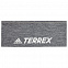Спортивная повязка на голову Terrex Trail, серый меланж с логотипом в Астрахани заказать по выгодной цене в кибермаркете AvroraStore