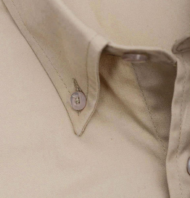 Рубашка мужская с длинным рукавом BEL AIR, белая с логотипом в Астрахани заказать по выгодной цене в кибермаркете AvroraStore