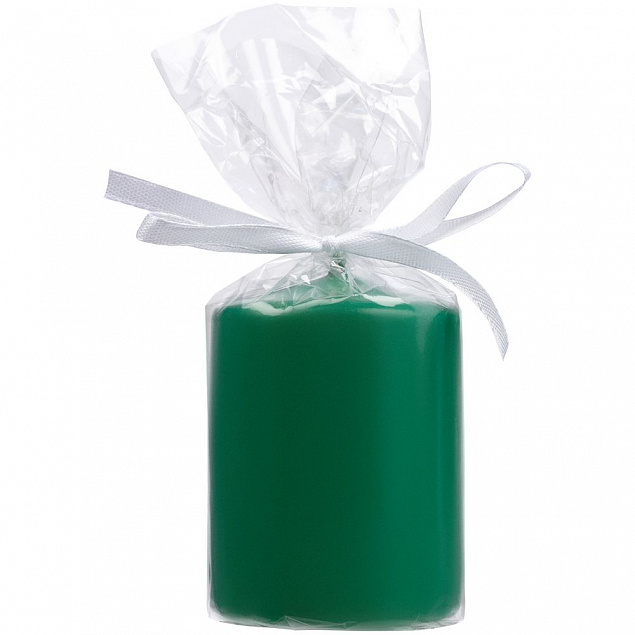Свеча Lagom Care, зеленая с логотипом в Астрахани заказать по выгодной цене в кибермаркете AvroraStore