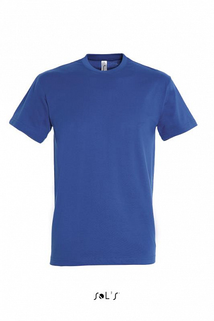 Фуфайка (футболка) IMPERIAL мужская,Ярко-синий 3XL с логотипом в Астрахани заказать по выгодной цене в кибермаркете AvroraStore