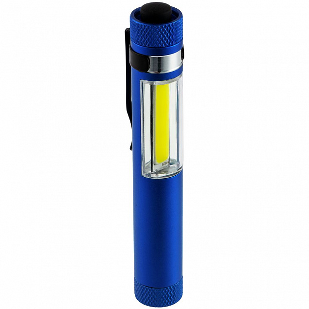 Фонарик-факел LightStream, малый, синий с логотипом в Астрахани заказать по выгодной цене в кибермаркете AvroraStore