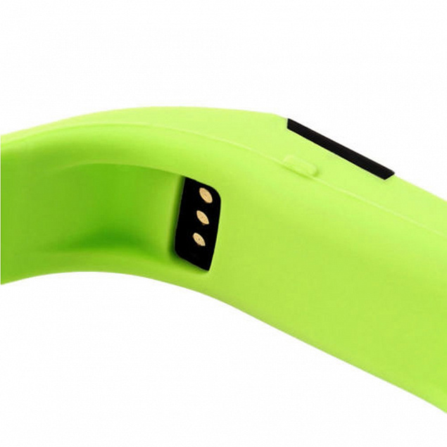 Смарт браслет ("умный браслет") Portobello Trend, The One, электронный дисплей, браслет-силикон, 240x20x10 мм, зеленый с логотипом в Астрахани заказать по выгодной цене в кибермаркете AvroraStore