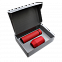 Набор Hot Box E софт-тач EDGE CO12s grey (красный) с логотипом в Астрахани заказать по выгодной цене в кибермаркете AvroraStore