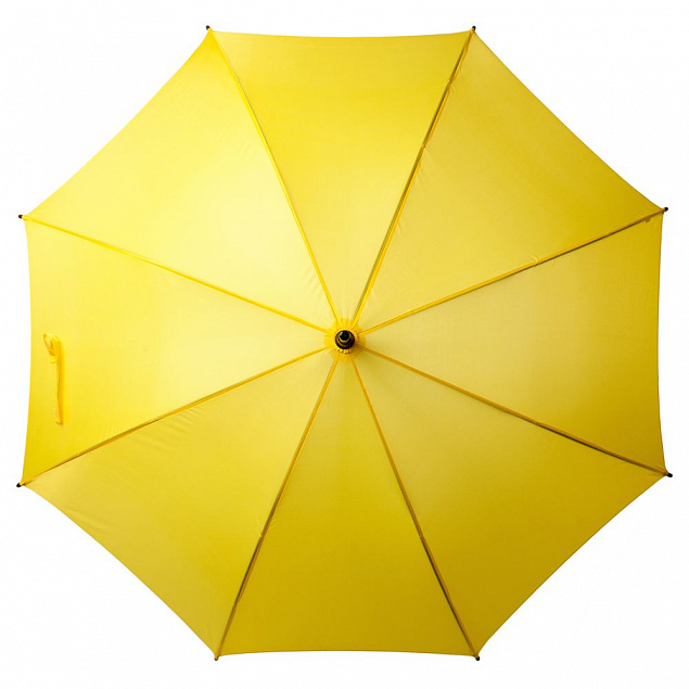 Зонт-трость Standard, желтый с логотипом в Астрахани заказать по выгодной цене в кибермаркете AvroraStore