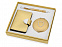 Набор Чувства: шариковая ручка, зеркало, визитница, золотистый (Р) с логотипом в Астрахани заказать по выгодной цене в кибермаркете AvroraStore