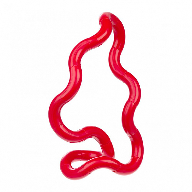 Антистресс «Змейка», красный с логотипом в Астрахани заказать по выгодной цене в кибермаркете AvroraStore