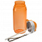 Бутылка для воды Aquarius, оранжевая с логотипом в Астрахани заказать по выгодной цене в кибермаркете AvroraStore