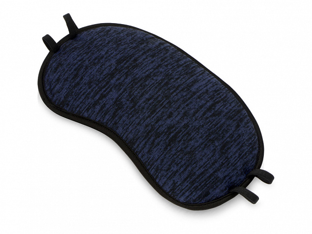 Набор для путешествия Comfort с пледом и маской, синий с логотипом в Астрахани заказать по выгодной цене в кибермаркете AvroraStore