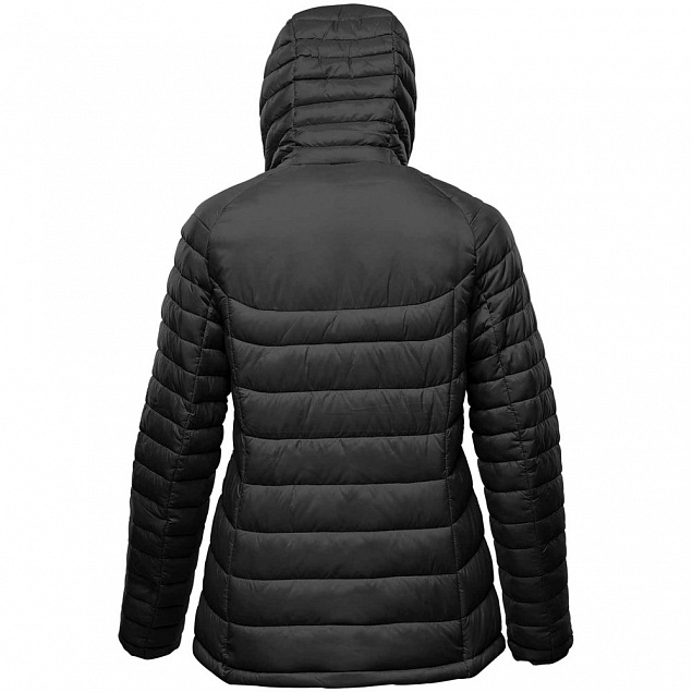 Куртка компактная женская Stavanger, черная с логотипом в Астрахани заказать по выгодной цене в кибермаркете AvroraStore