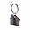 Брелок ZOSIN, нержав. сталь, красный, 4.2 х 3.7 х 0.4см с логотипом в Астрахани заказать по выгодной цене в кибермаркете AvroraStore