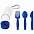 Набор "Pocket":ложка,вилка,нож в футляре с карабином с логотипом в Астрахани заказать по выгодной цене в кибермаркете AvroraStore