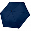 Зонт складной Mini Hit Flach, темно-синий с логотипом в Астрахани заказать по выгодной цене в кибермаркете AvroraStore