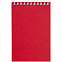 Блокнот Dali Mini в клетку, красный с логотипом в Астрахани заказать по выгодной цене в кибермаркете AvroraStore