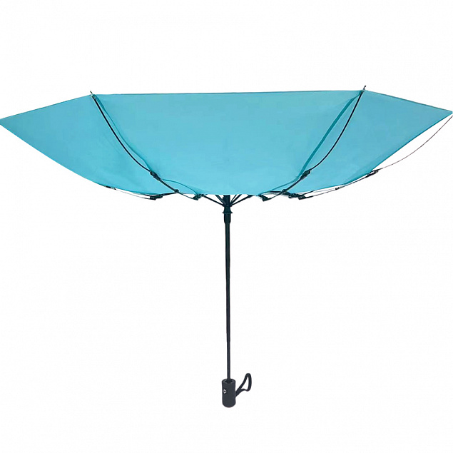 Автоматический противоштормовой зонт Vortex, морская волна с логотипом в Астрахани заказать по выгодной цене в кибермаркете AvroraStore
