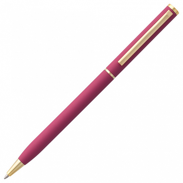 Ручка шариковая Hotel Gold, ver.2, розовая с логотипом в Астрахани заказать по выгодной цене в кибермаркете AvroraStore